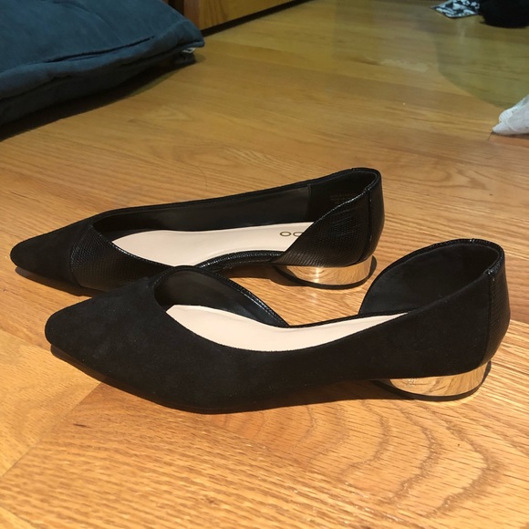 Aldo Leather Suede Flats - Picture 2 of 7